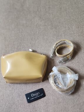 Beijo Small Mustard Crossbody Bag with Removable Straps